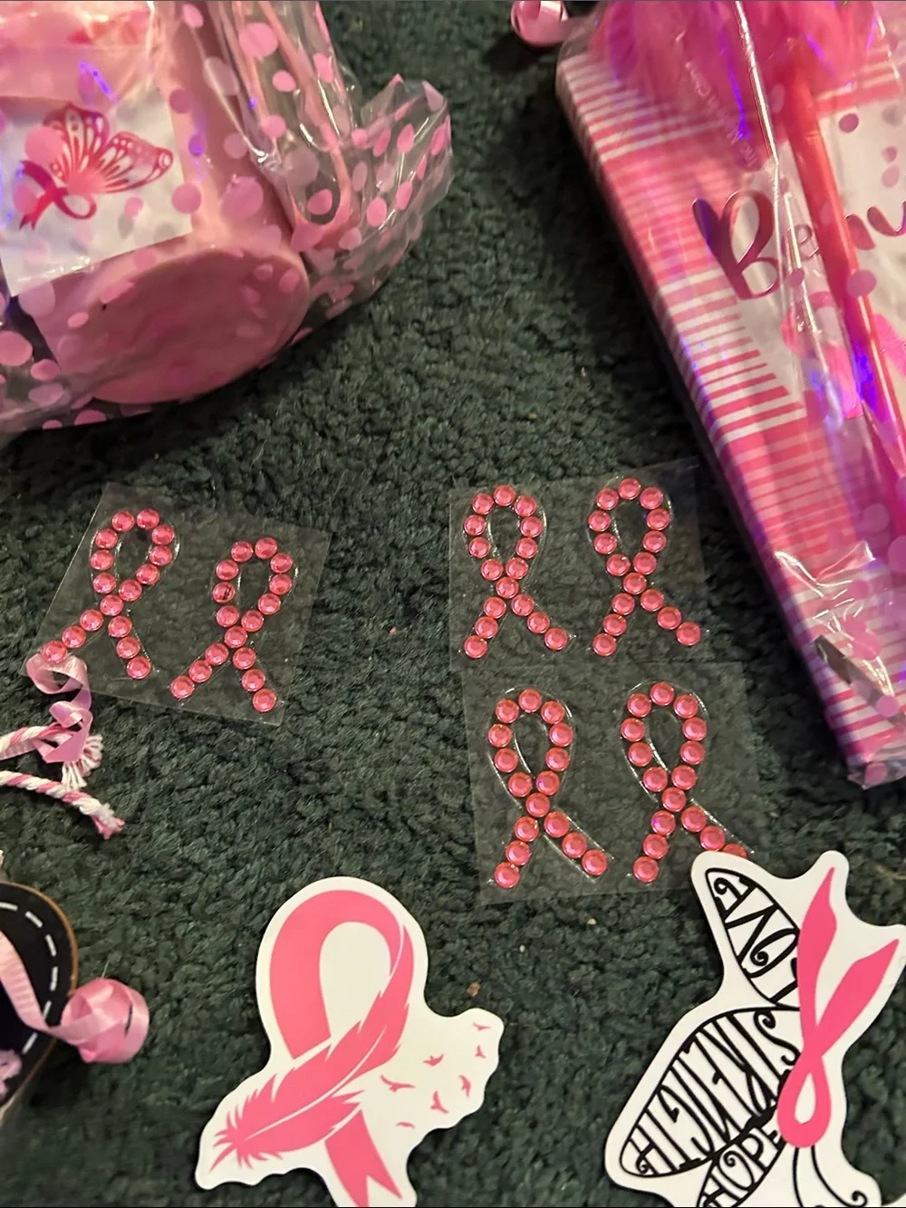 Pink Breast Cancer Awareness Party Favor Pack
